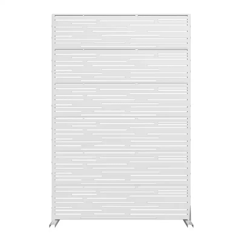 Écrans extérieurs en métal blanc de type ombre