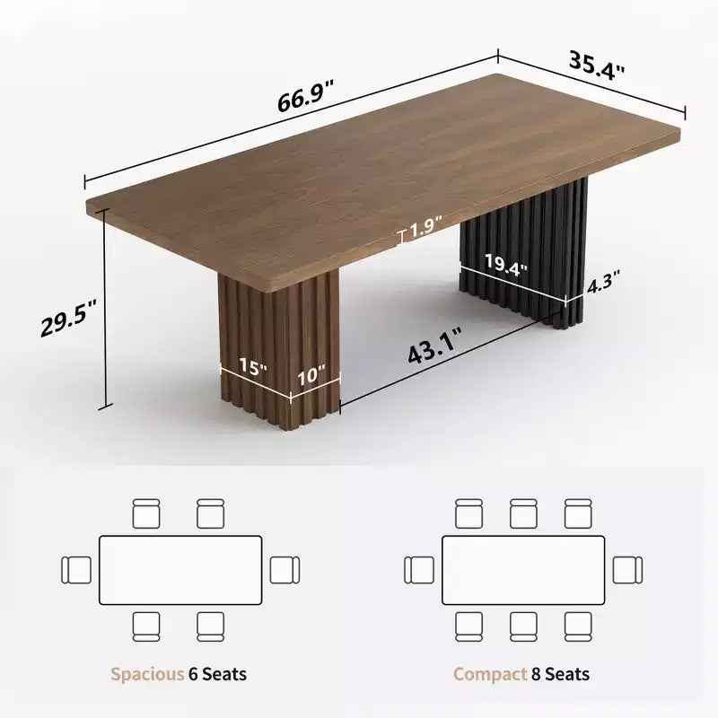 Table de salle à manger moderne