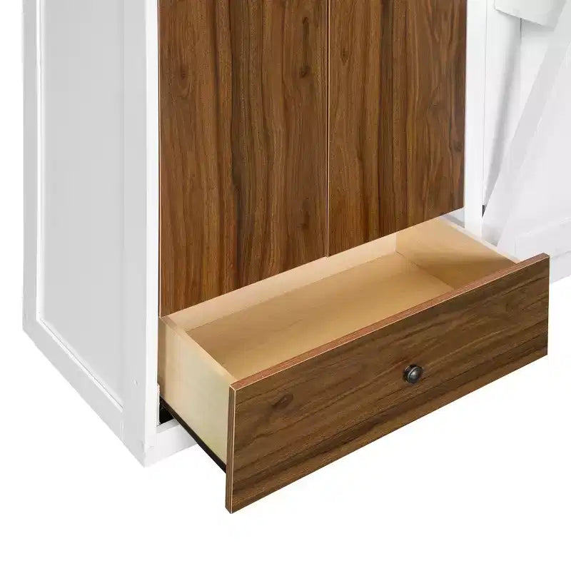 Lit armoire escamotable avec penderie