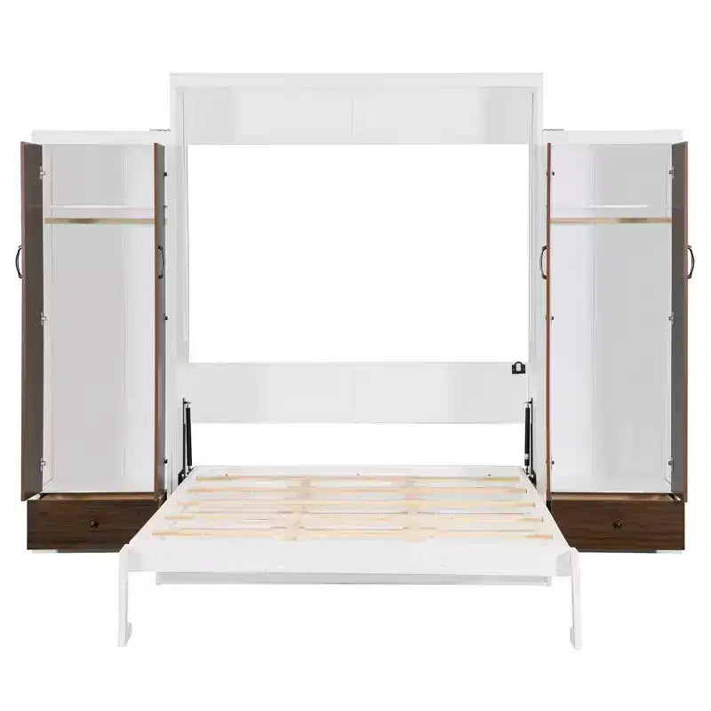 Lit armoire escamotable avec penderie