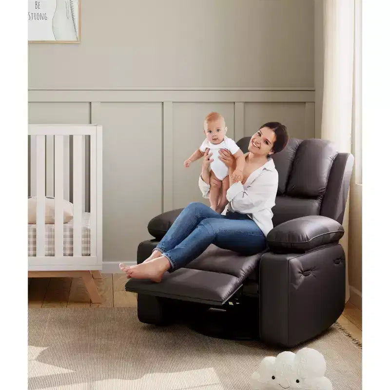 Fauteuil inclinable manuel avec vibrations apaisantes Chaleur lombaire