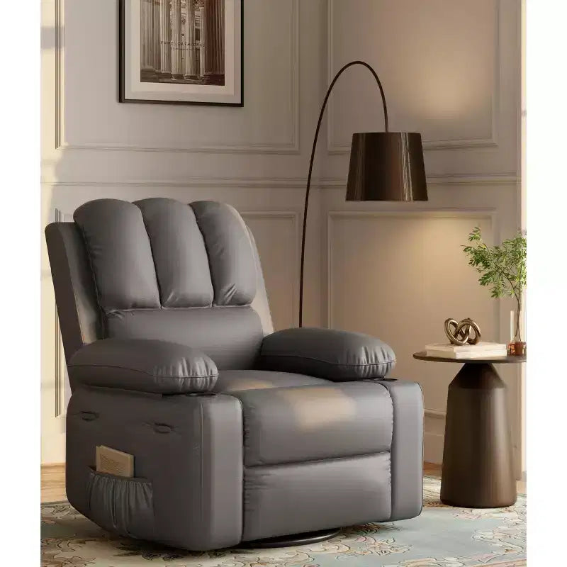 Fauteuil inclinable manuel avec vibrations apaisantes Chaleur lombaire