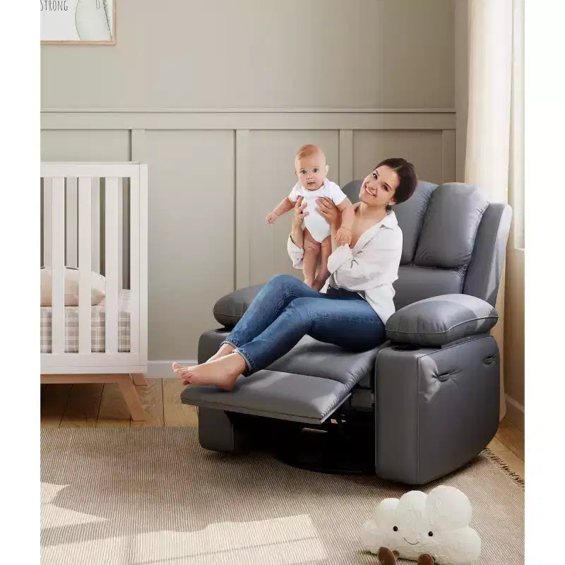 Fauteuil inclinable manuel avec vibrations apaisantes Chaleur lombaire