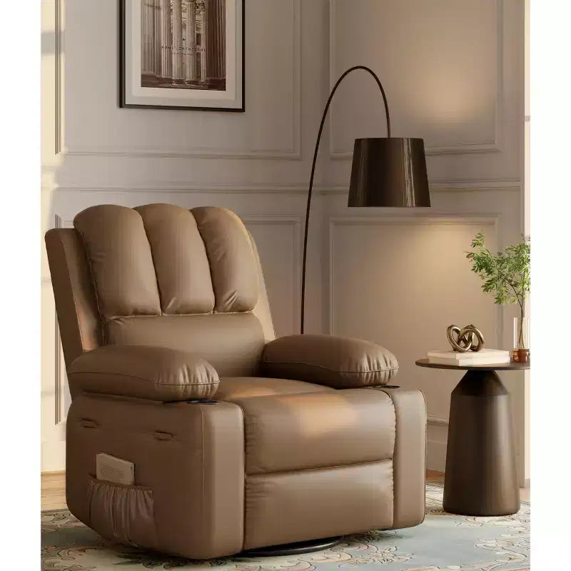 Fauteuil inclinable manuel avec vibrations apaisantes Chaleur lombaire