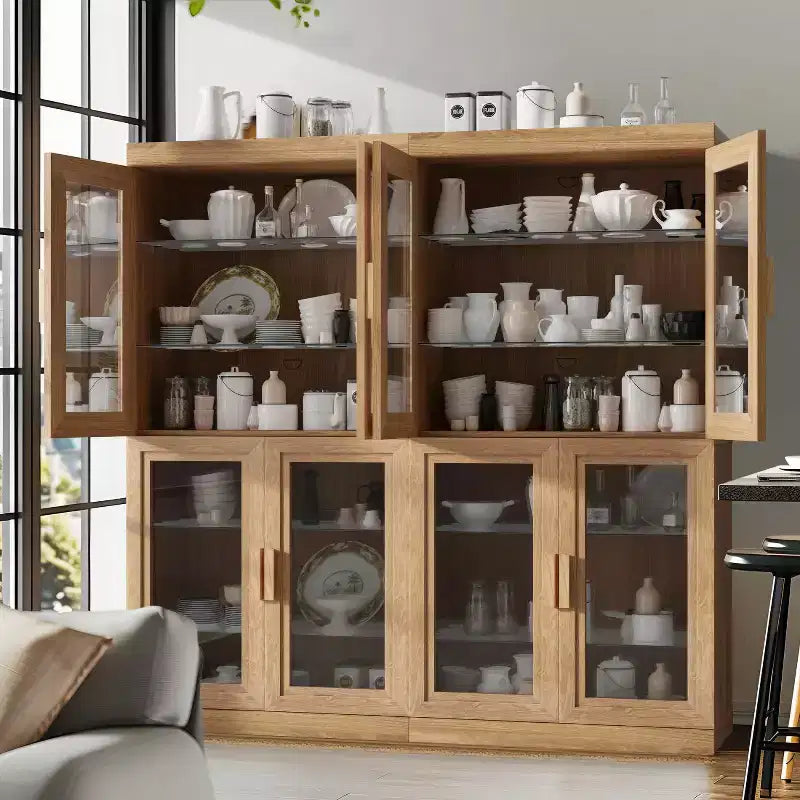 Meuble de rangement décoratif en bois Meuble d'appoint polyvalent