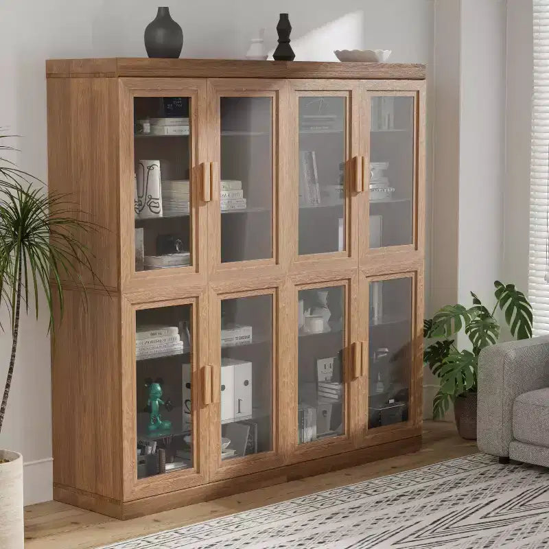 Meuble de rangement décoratif en bois Meuble d'appoint polyvalent