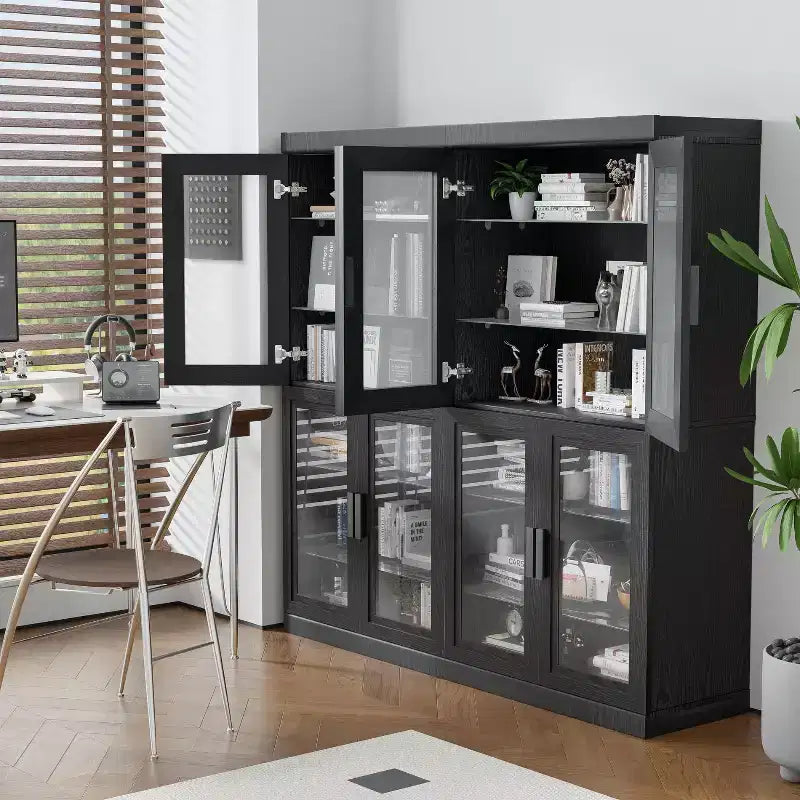 Meuble de rangement décoratif en bois Meuble d'appoint polyvalent
