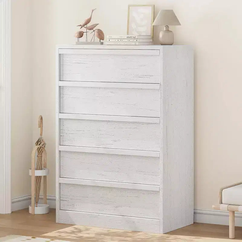 Drawer Dresser for Bedroom Tall Chest of Drawers with Large Storage for Nursery and Entryway