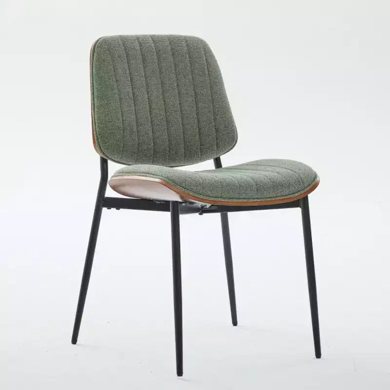 Chaise de salle à manger rembourrée moderne du milieu du siècle
