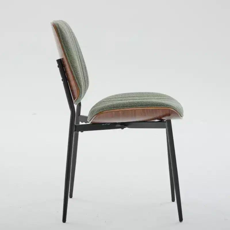 Chaise de salle à manger rembourrée moderne du milieu du siècle