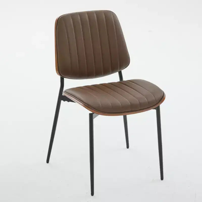 Chaise de salle à manger rembourrée moderne du milieu du siècle
