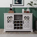 Galano 2-Door Cabinet with Bottle Storage and Cut-Out Door Design 45.7 W 15.7 D 29.3 H