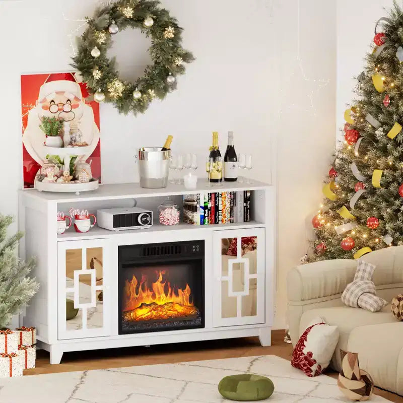 Meuble TV avec cheminée Meuble TV moderne