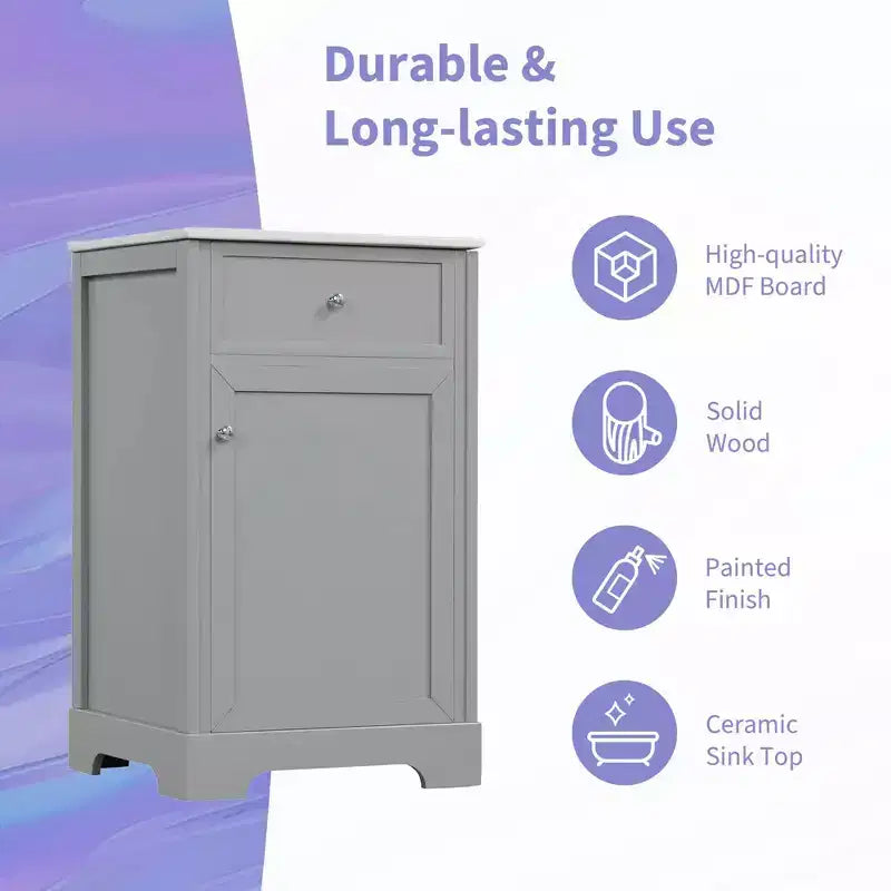 Meuble-lavabo avec évier Soft