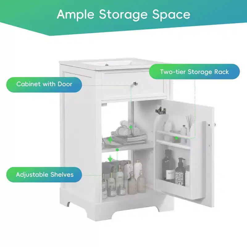 Meuble-lavabo avec évier Soft