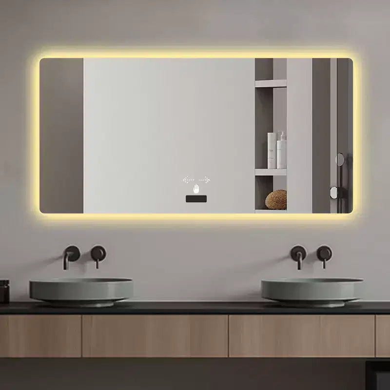 Miroir de salle de bain mural à LED