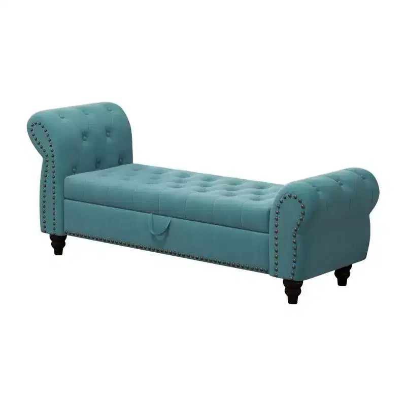 Banc de rangement rectangulaire