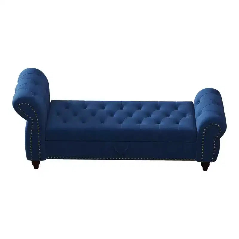 Banc de rangement rectangulaire
