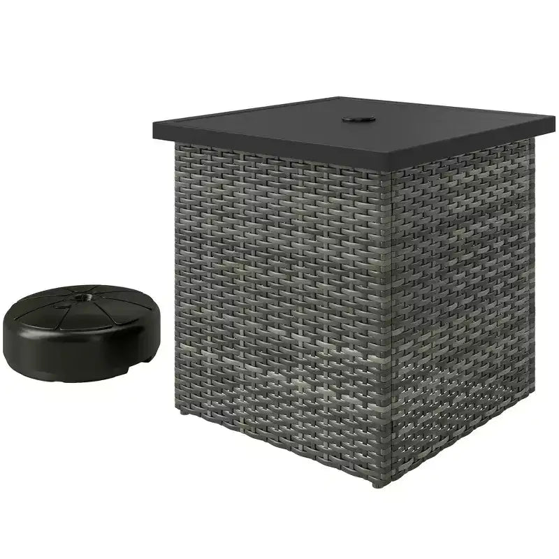Table d'appoint en osier