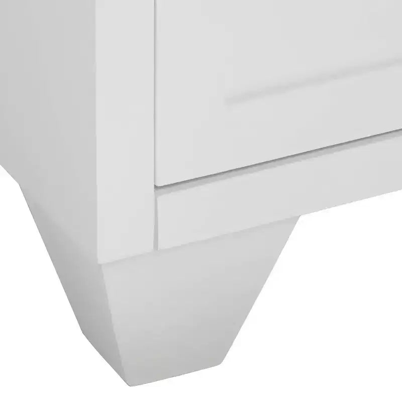 Meuble d'appoint blanc moderne et luxueux