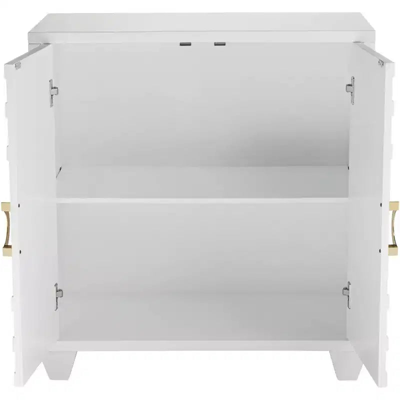 Meuble d'appoint blanc moderne et luxueux