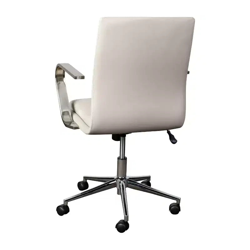 Chaise de bureau de direction rembourrée à dossier mi-haut