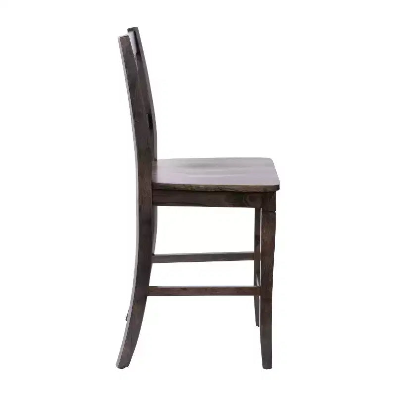 Tabouret de bar moderne en bois de style ferme