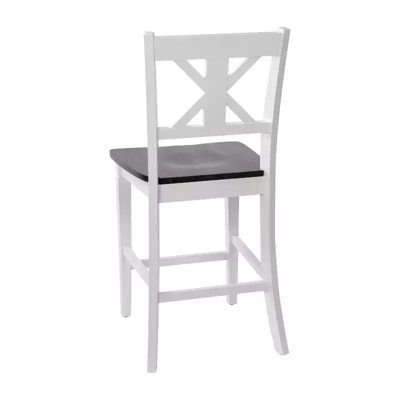 Tabouret de bar moderne en bois de style ferme