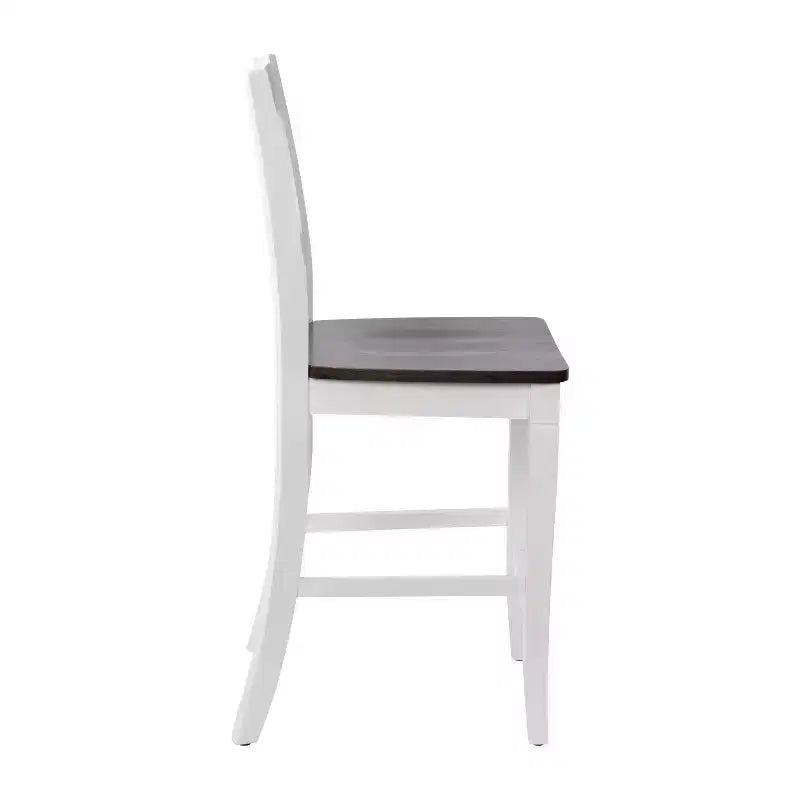 Tabouret de bar moderne en bois de style ferme