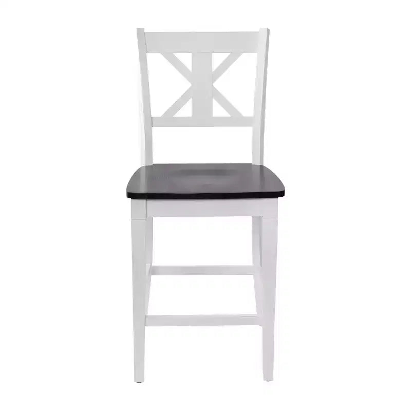 Tabouret de bar moderne en bois de style ferme