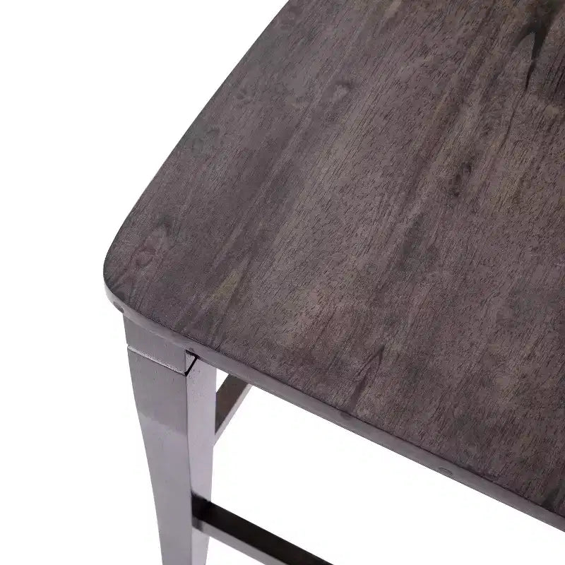 Tabouret de bar moderne en bois de style ferme