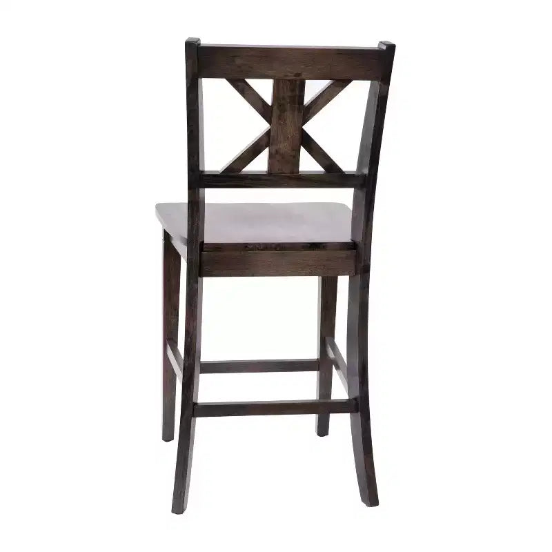 Tabouret de bar moderne en bois de style ferme